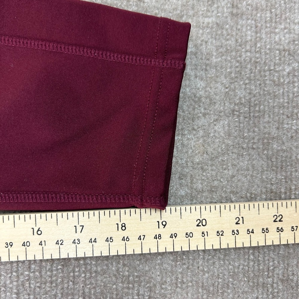 Pop Fit Leggings Womens Medium Purple Stretch High Rise Workout Yoga Running - Picture 10 of 13